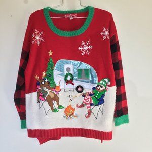 Women's 1X Fun Christmas Sweater